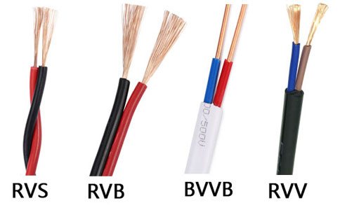 RVS與RVB、BVVB、<a href='http://www.seetharamselect.com/rvvdianxian/' target='_blank'><u>RVV電線</u></a>